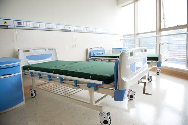 interior of new empty hospital room.